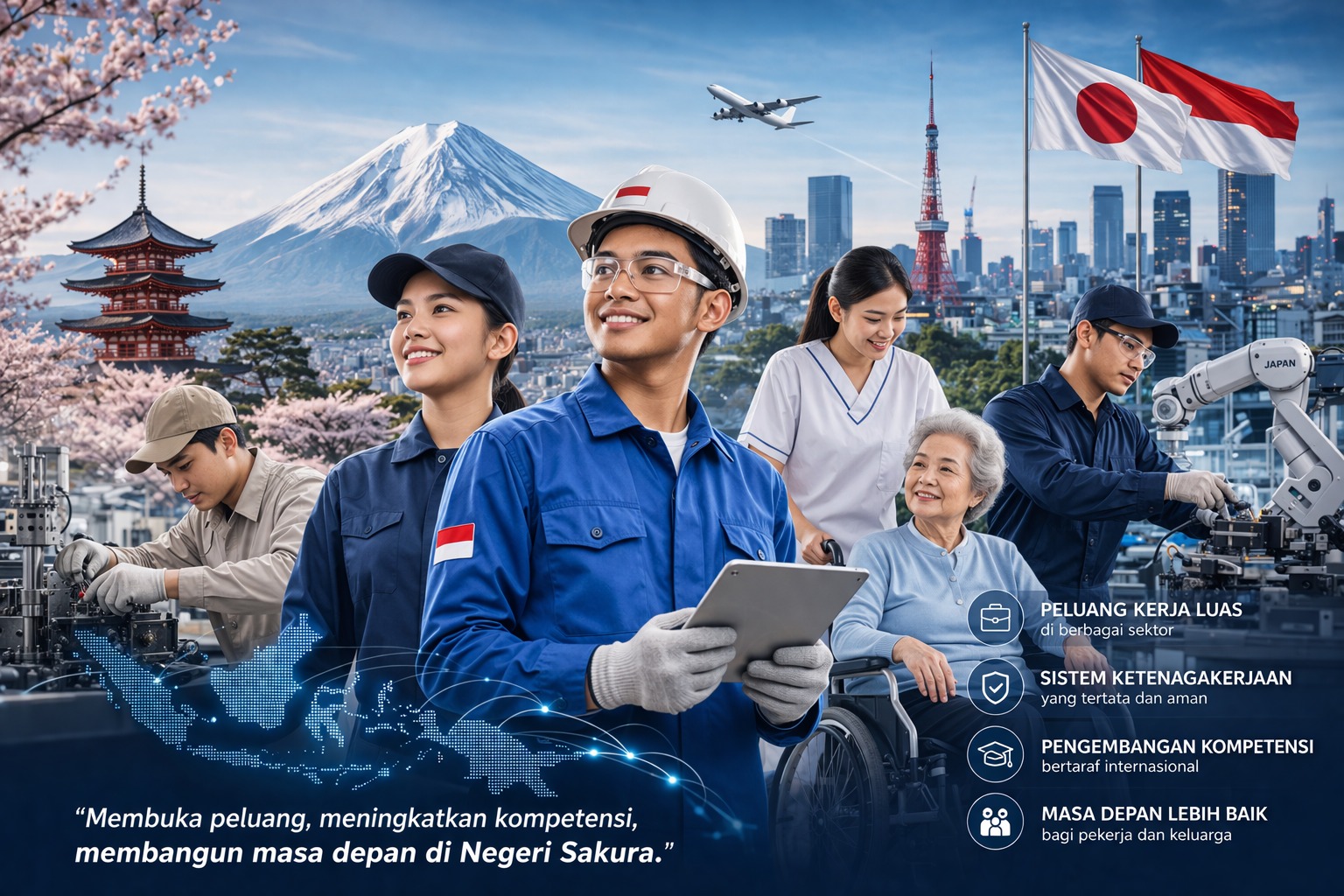Jepang, Destinasi Strategis bagi Pekerja Migran Indonesia Berbasis Vokasi