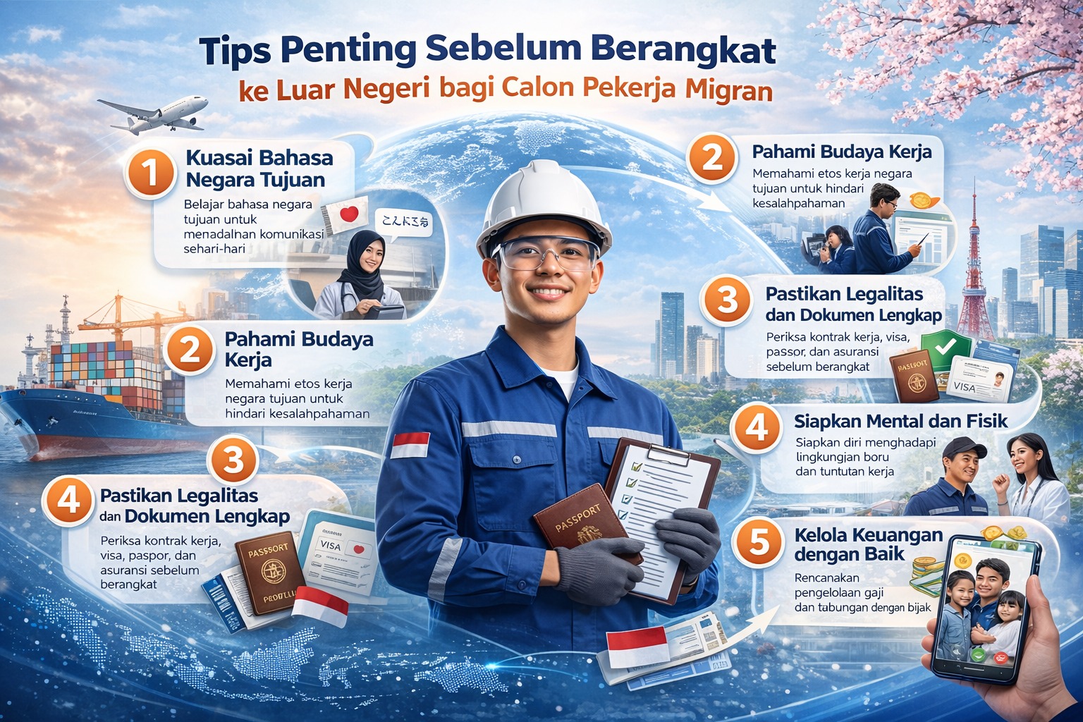 Tips Penting Sebelum Berangkat ke Luar Negeri bagi Calon Pekerja Migran